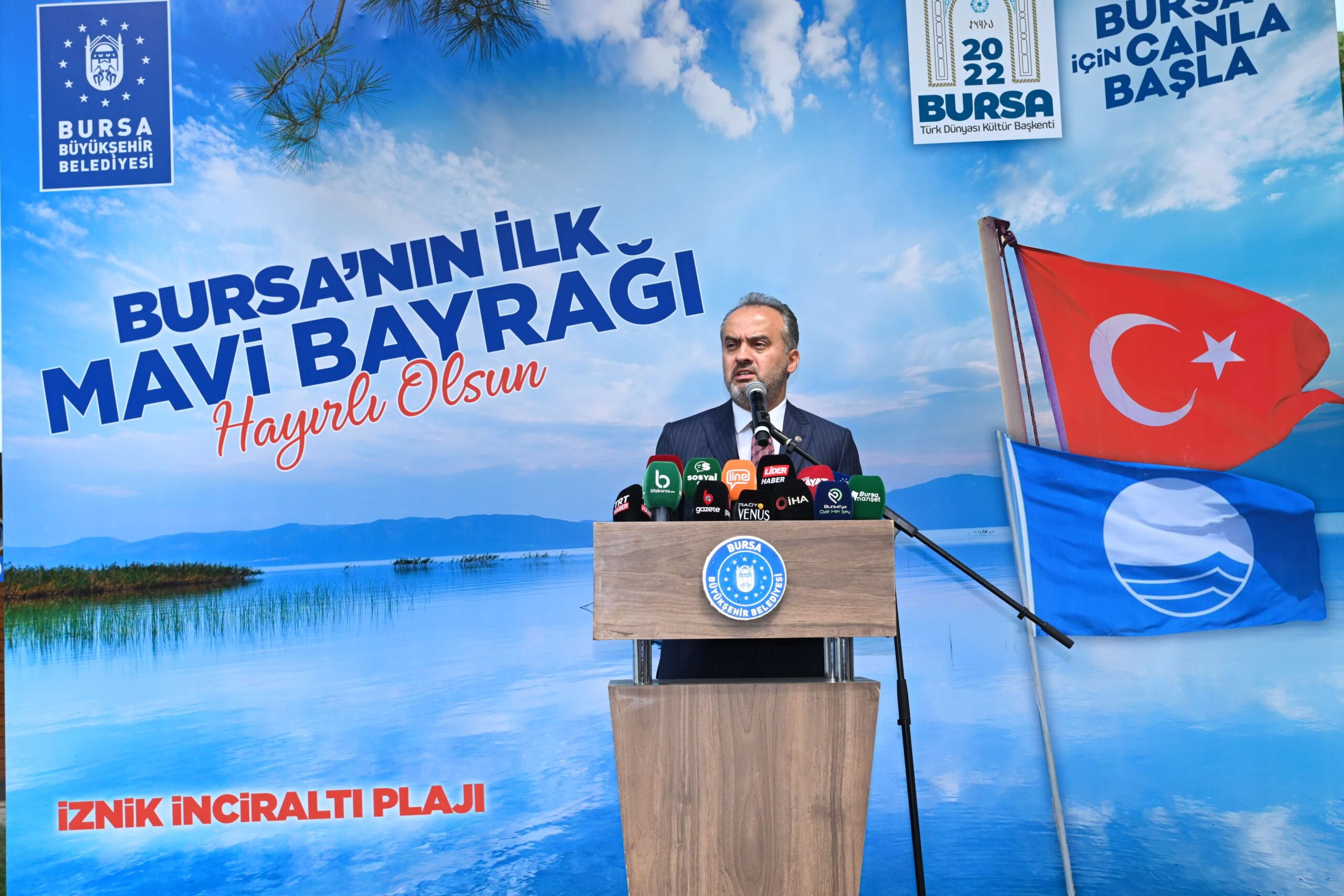 Read more about the article Mavi Bayrak İznik’te Yükseliyor