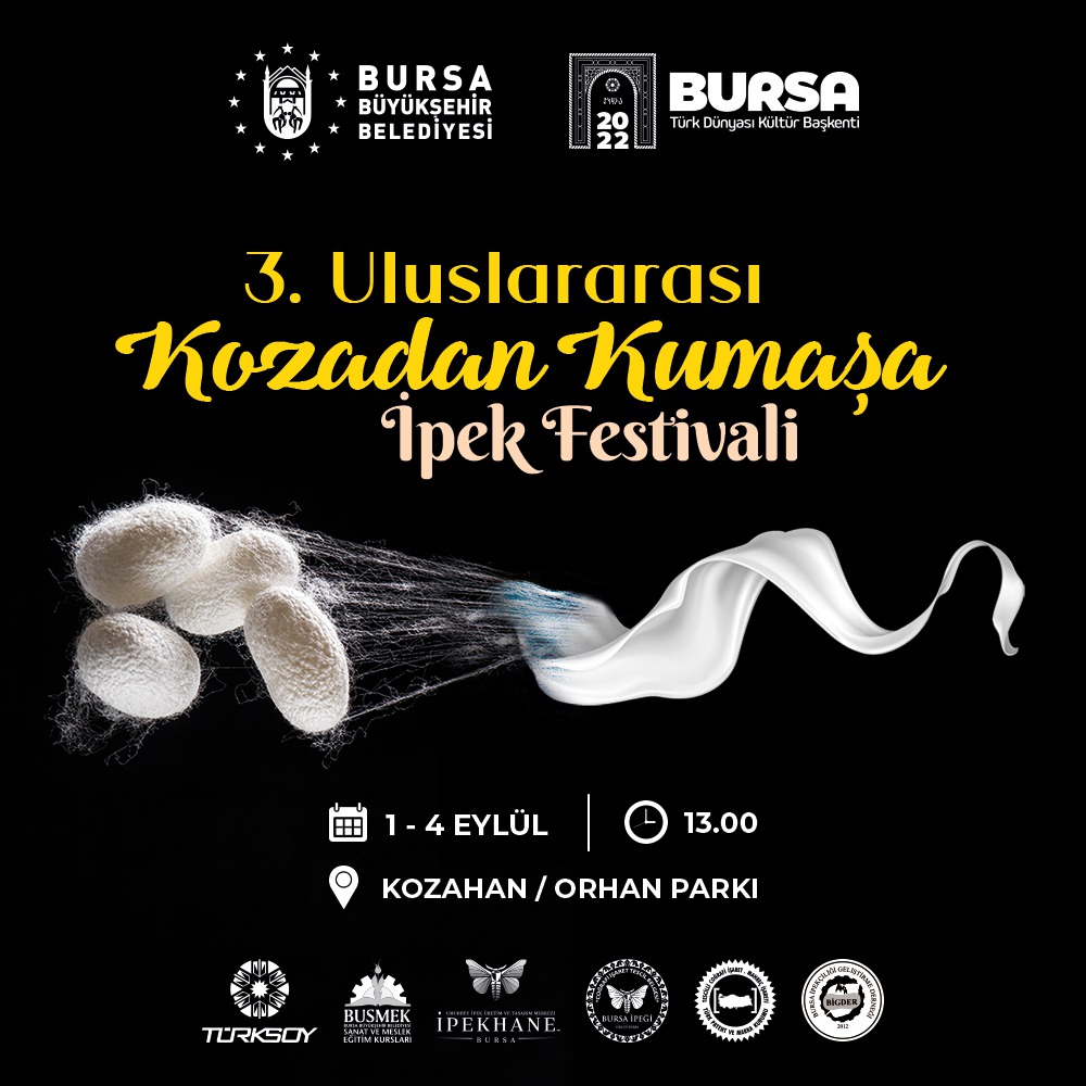 Read more about the article 3.Uluslararası Kozadan Kumaşa İpek Festivali